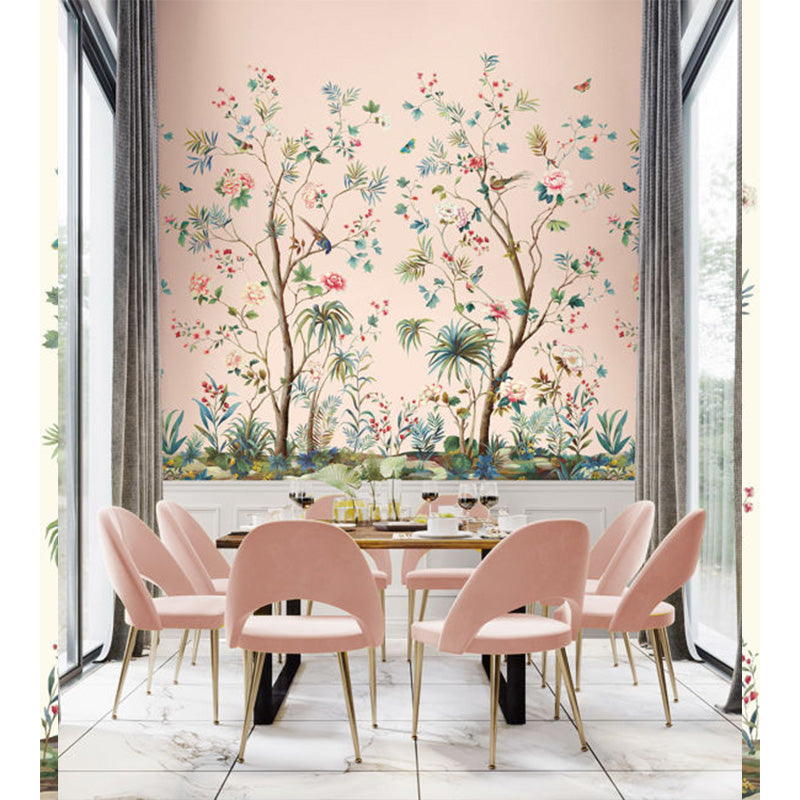 Carta da parati - "Charleston Gardens Mural - Blush" | WALLQUEST - DAISY BENNETT