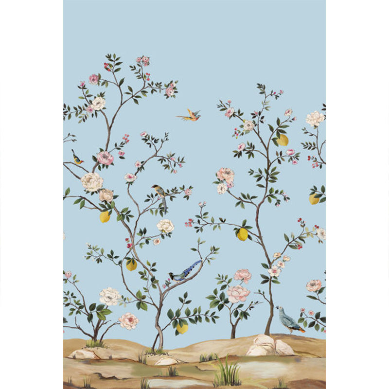 Carta da parati - "Blossom Mural - Sky Blue" | WALLQUEST - DAISY BENNETT