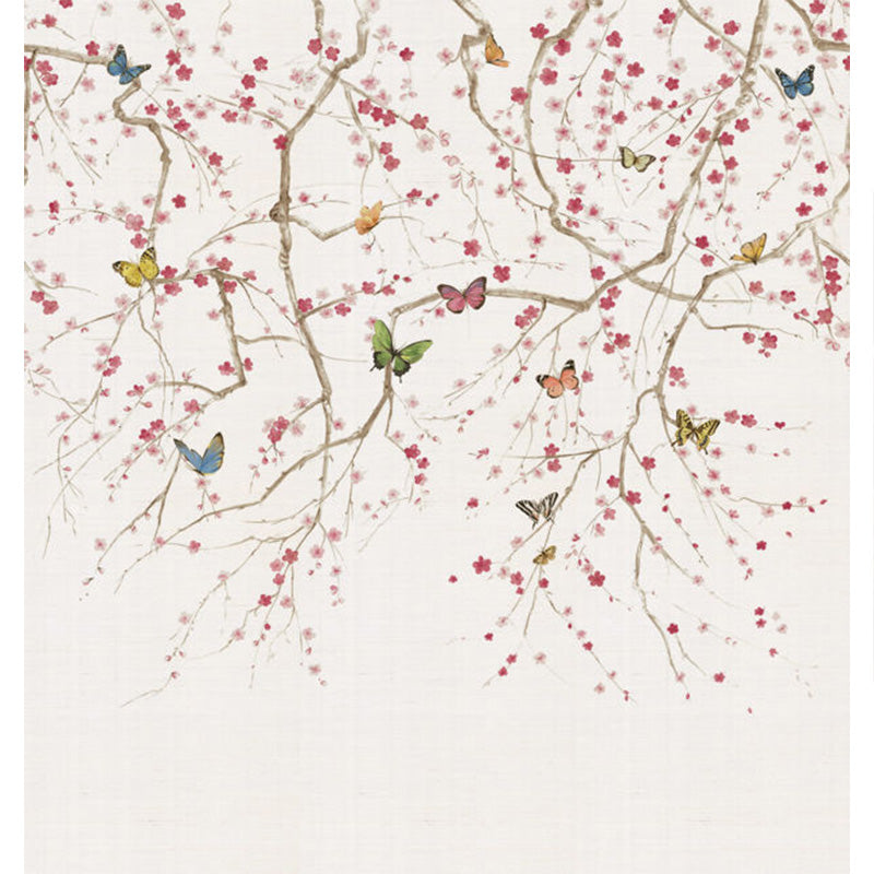Carta da parati - "Butterfly Delight - Silver" | WALLQUEST - DAISY BENNETT