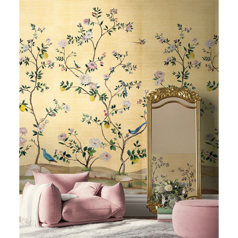 Carta da parati - "Blossom Mural - Gold Metallic" | WALLQUEST - DAISY BENNETT