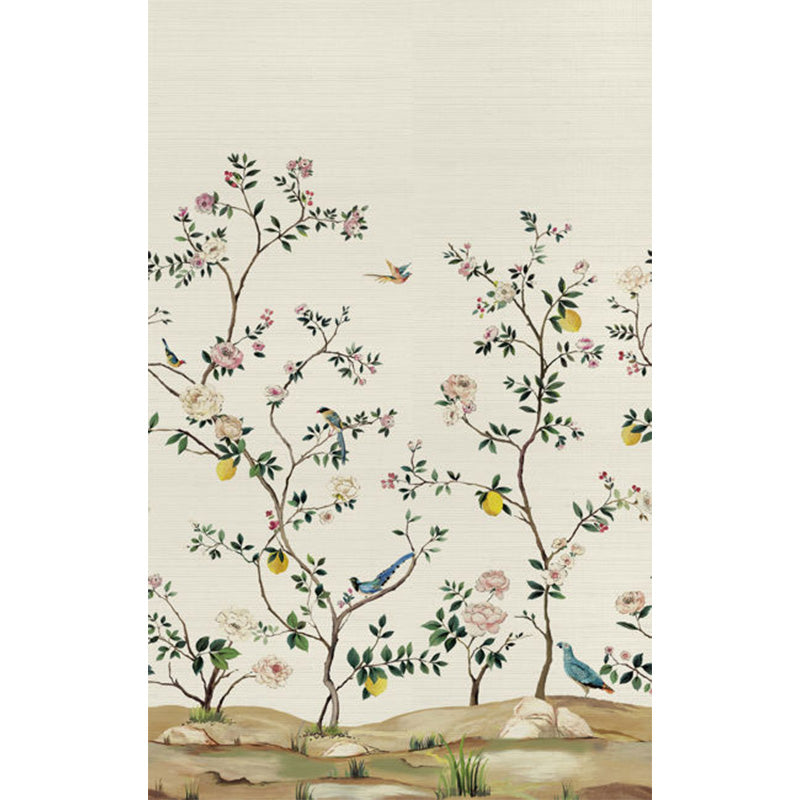 Carta da parati - "Blossom Mural - Silver" | WALLQUEST - DAISY BENNETT
