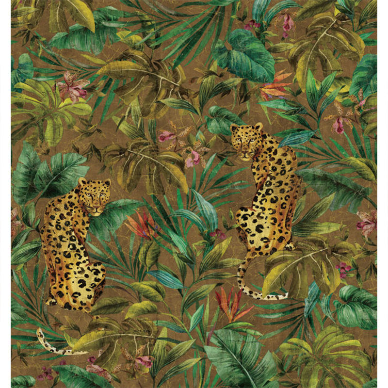 Carta da parati - "Exotica Mural - Bronze Gold" | WALLQUEST - DAISY BENNETT