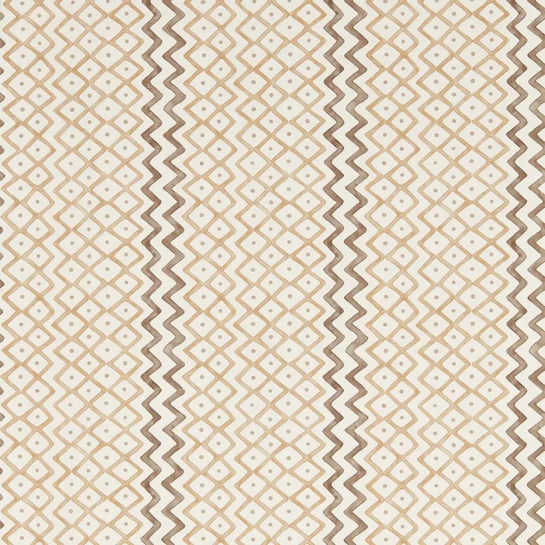 Carta da parati "Khes Marrone" - Curios - SANDERSON