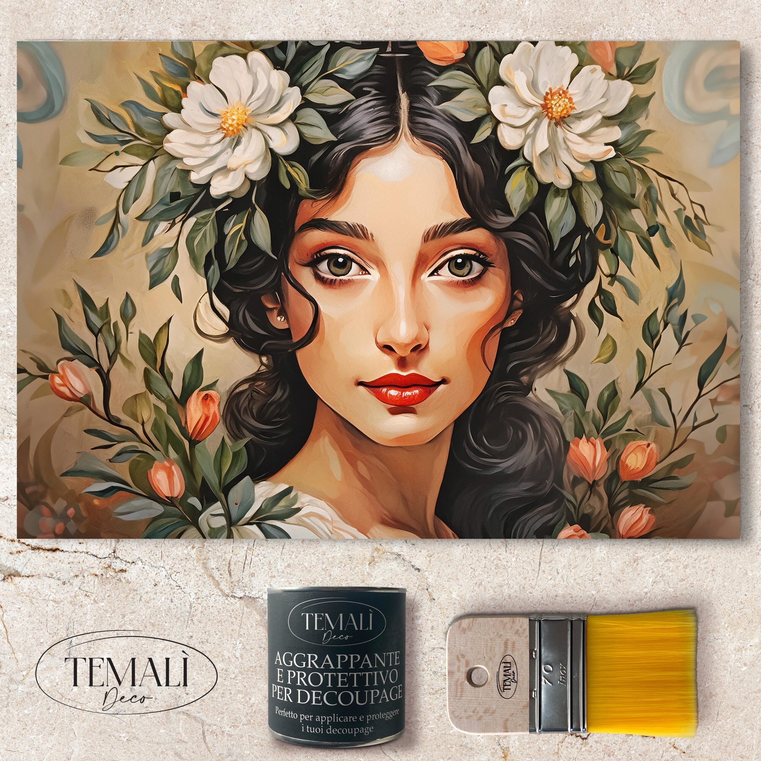 Dècoupage Donne - Flora