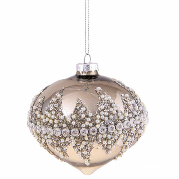 Decorazione Natalizia in vetro "Diamond", Bianchi Dino