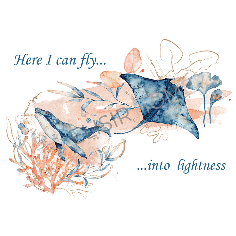 Stampa Trasferibile “POESIA MARINA” 28×40 cm