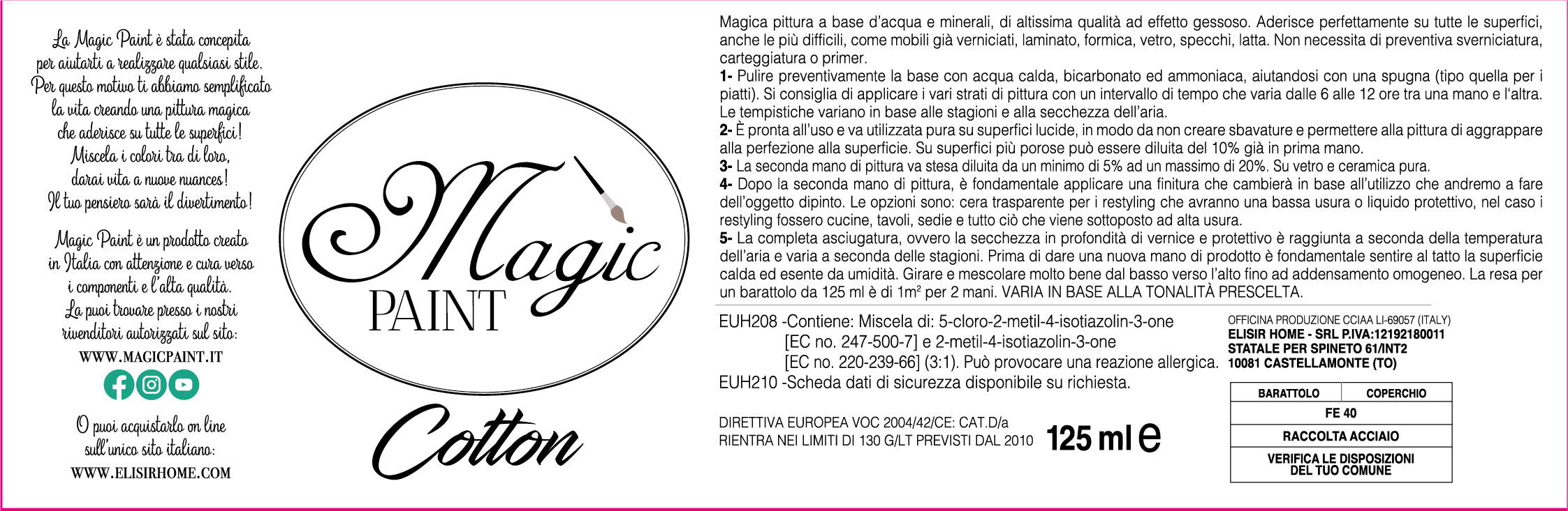 Magic Paint colore "Cotton"