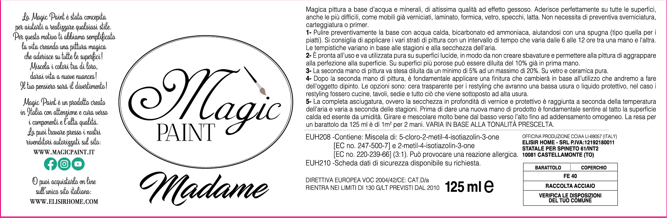 Magic Paint colore "Madame"