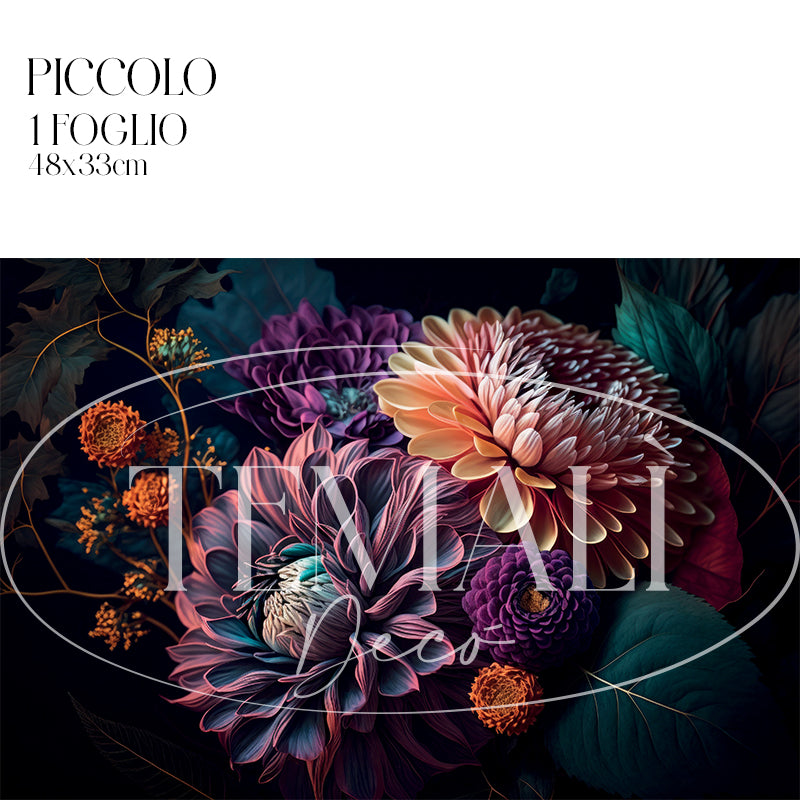 Découpage Modern Flora - Notte Fiorita