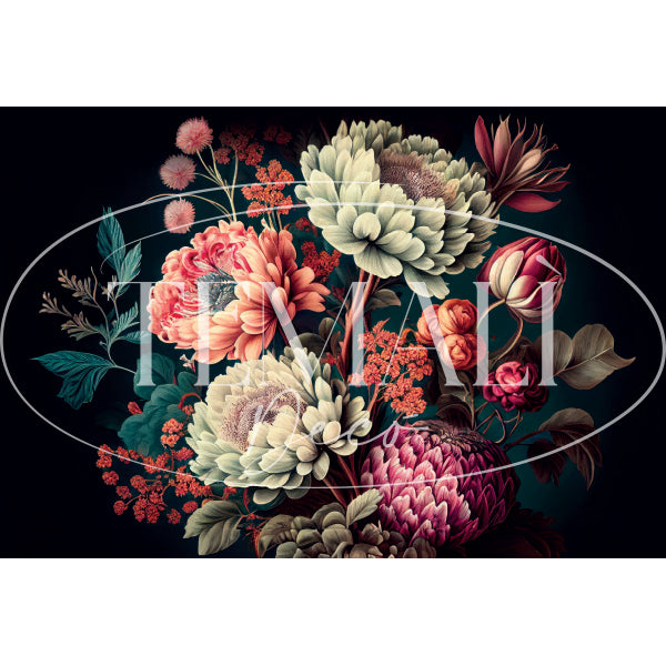 Dècoupage Modern Flora - Peonie Delicate