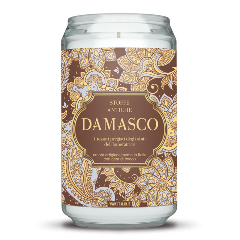 Candela Profumata Damasco - Stoffe Antiche - FraLab 390g
