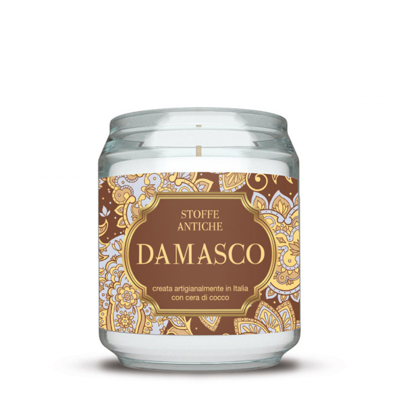 Candela Profumata Damasco - Stoffe Antiche - FraLab 190g