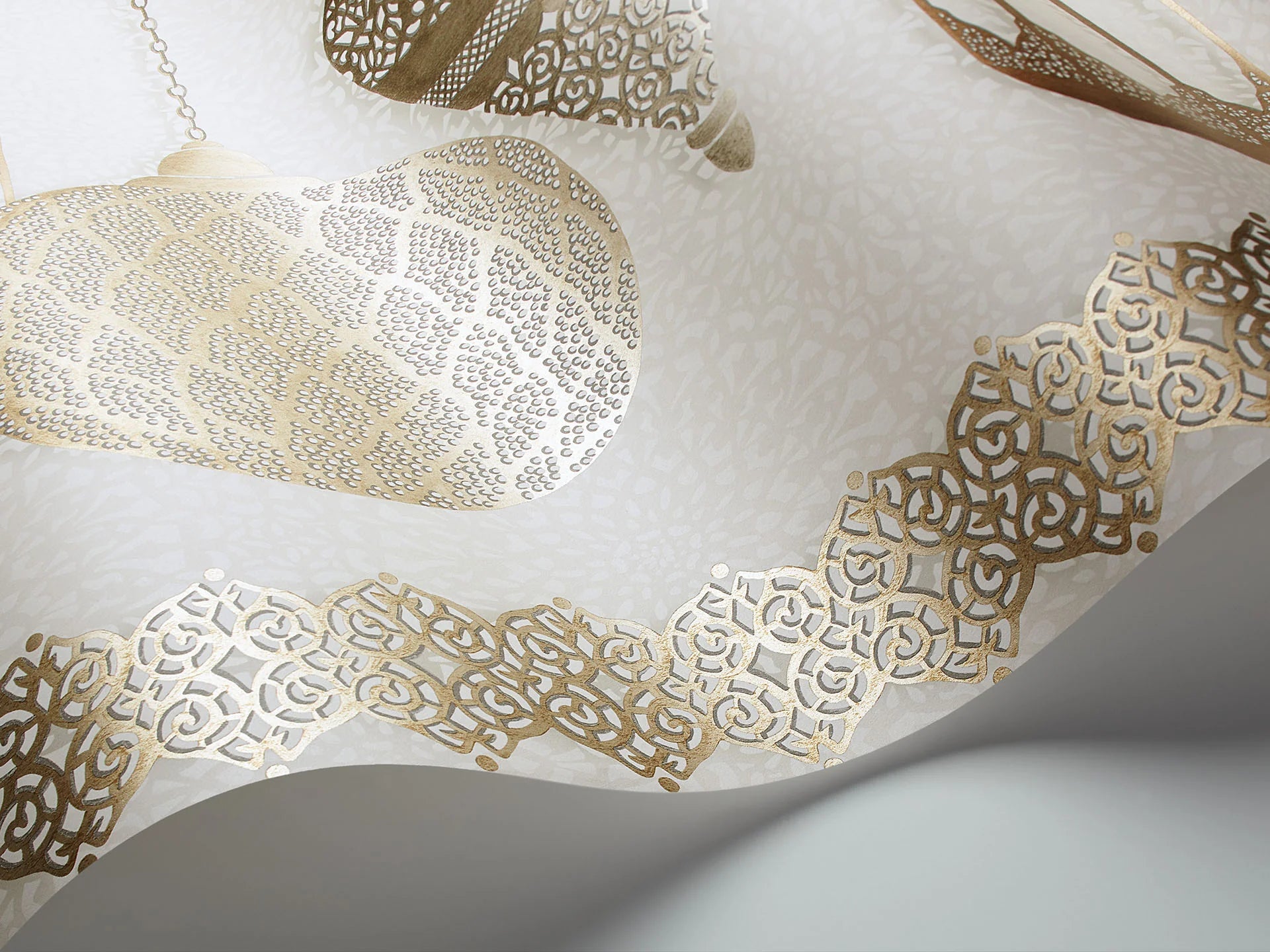 Carta da Parati "MARTYN LAWRENCE BULLARD" Fez border chiaro | COLE & SON