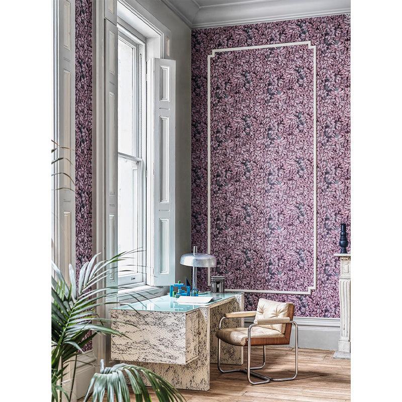 Carta da Parati "FOGLIE E SCIMMIE ROSA" Fornasetti | COLE & SON