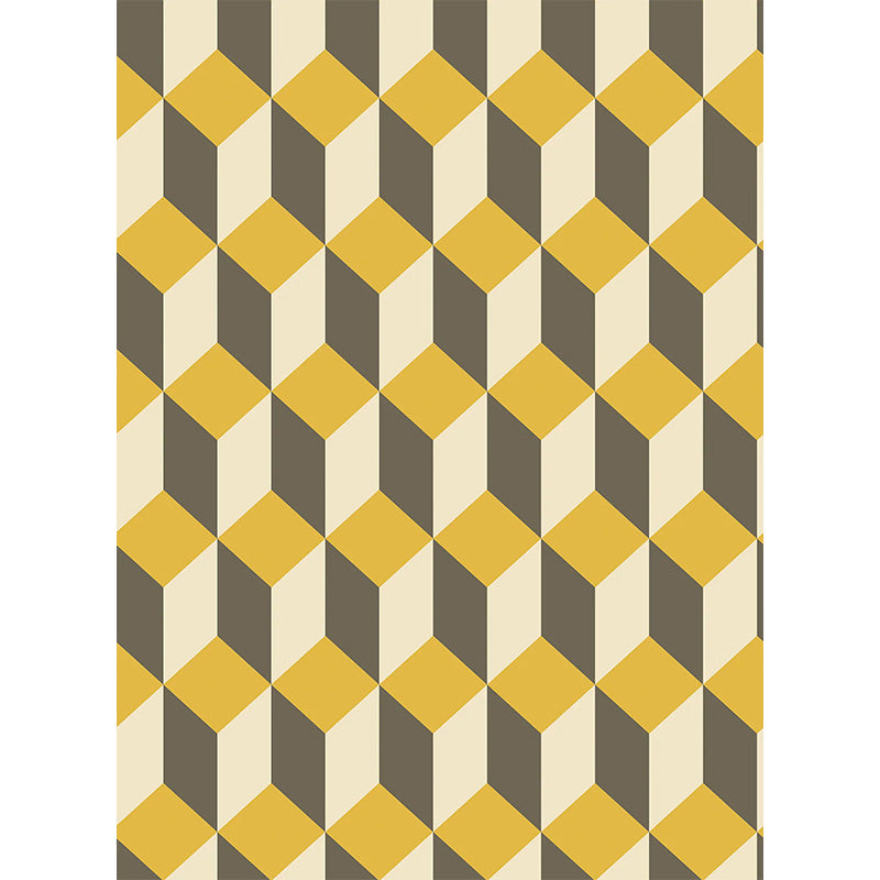 Carta da Parati “DELANO Yellow, White & Soot” | COLE & SON