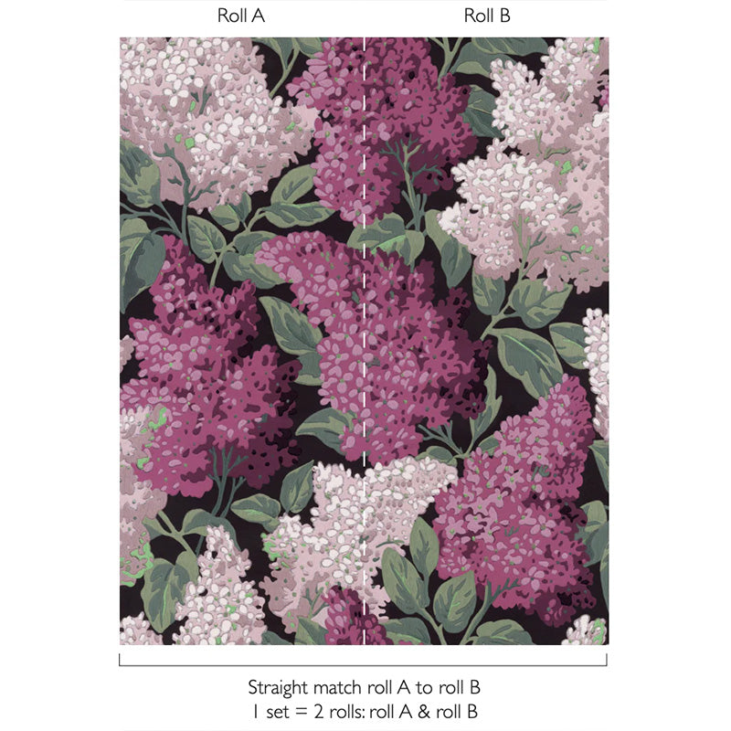 Carta da Parati "LILAC GRANDIFLORA (2 roll set)" Botanical | COLE & SON