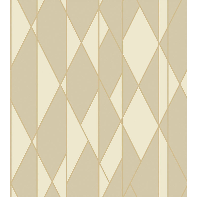Carta da Parati “OBLIQUE Sand & Metallic Gold” | COLE & SON
