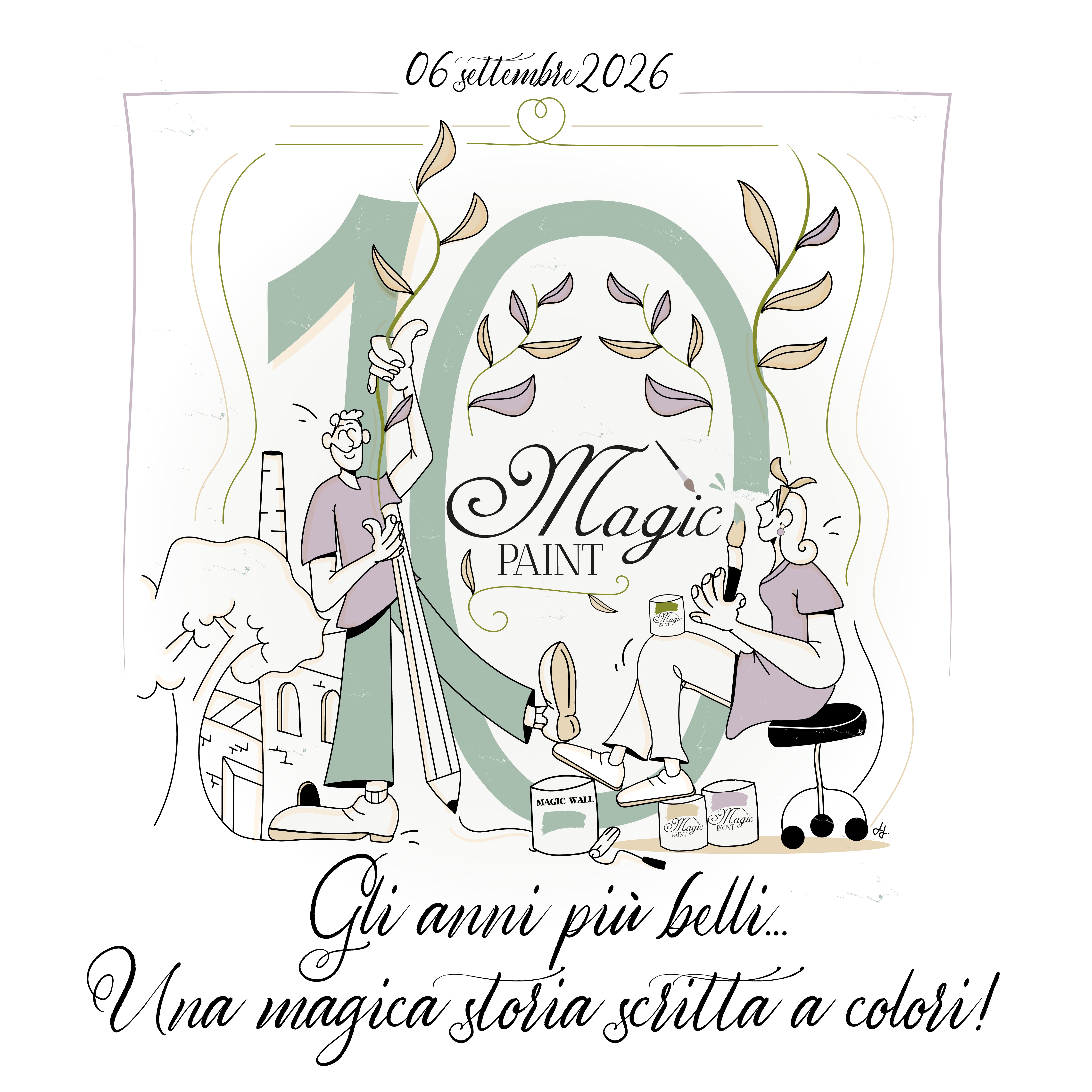BIGLIETTO EVENTO 6 SETTEMBRE - I 10 ANNI DI MAGIC PAINT
