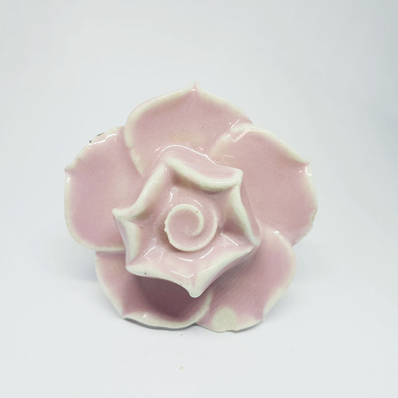 Pomello in ceramica “Rosa Delicata"