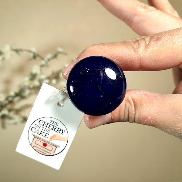 Pomello in vetro "Blu Nazar"