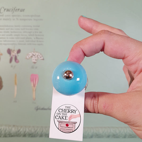 Pomello in ceramica “Cerulean Eyes Small”