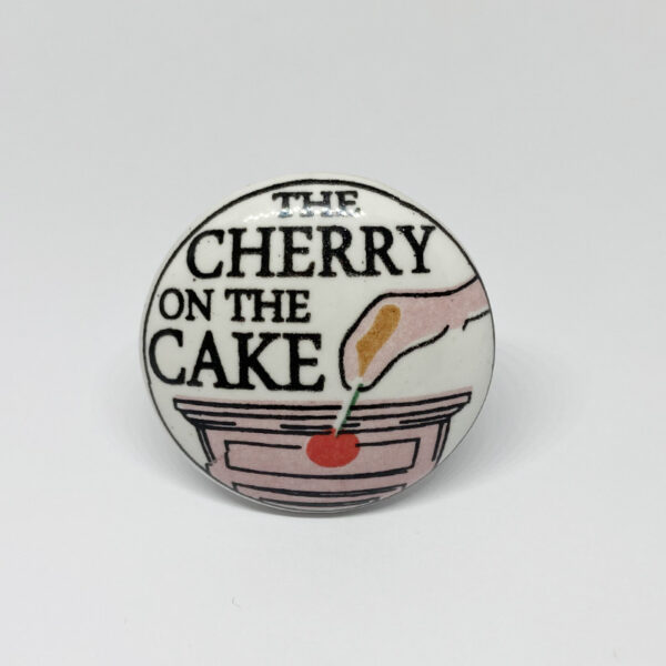 Pomello in ceramica “The Cherry on the Cake”
