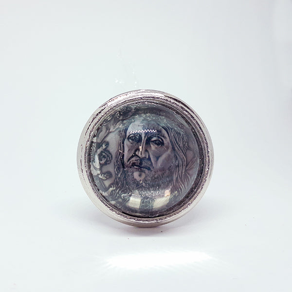 Pomello in ferro e vetro “Religion"