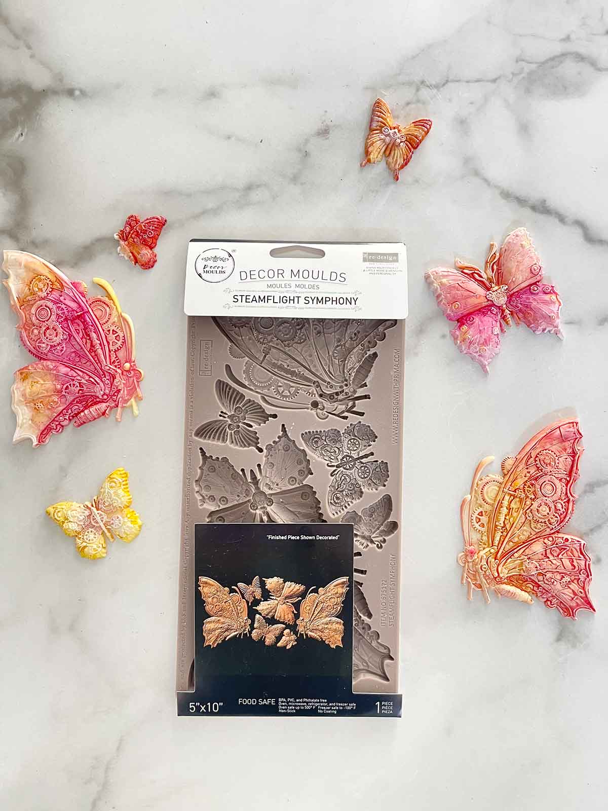 Redesign Decor Moulds “Steamflight Symphony” 12 x 25 cm