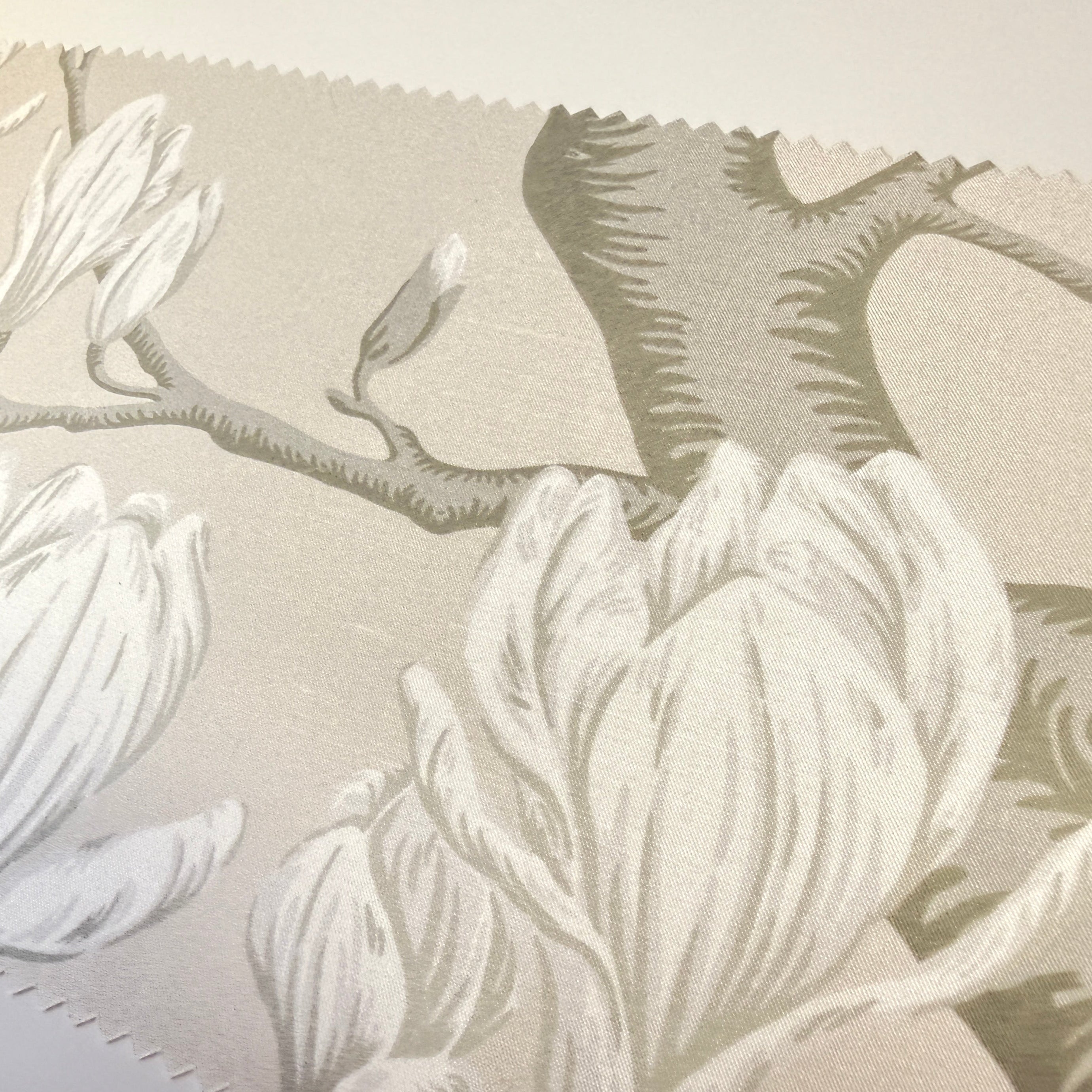 Carta da Parati “Magnolia Tree petali bianchi in seta naturale" | COLE & SON CLASSICS VOL. 2