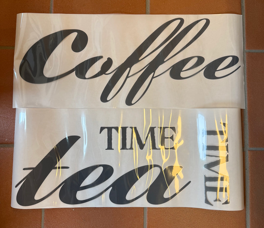 Redesign Decor Transfers "COFFEE TEA" 40,6x27 cm
