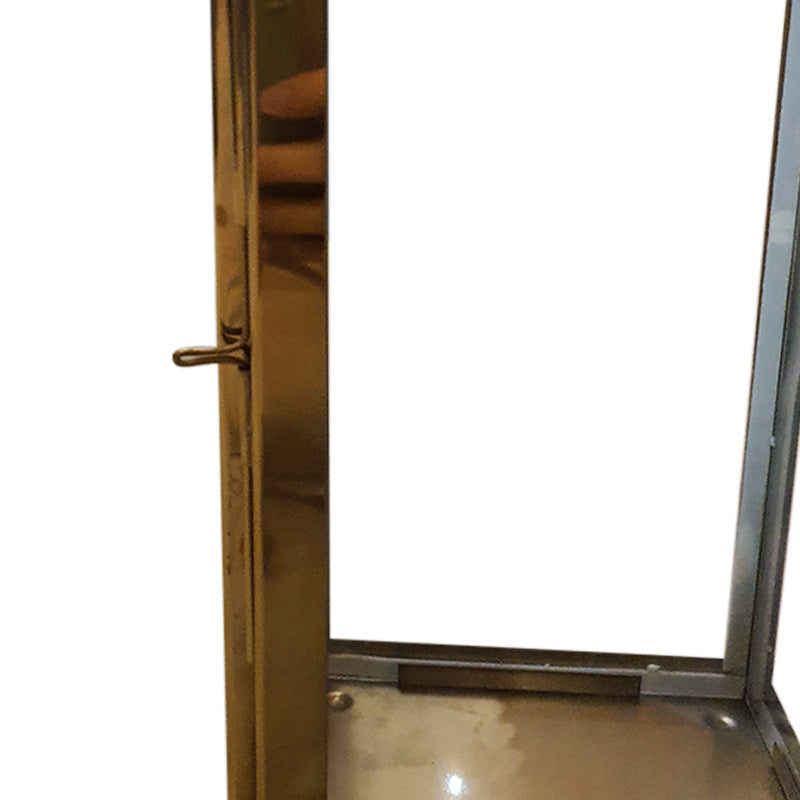 Lanterna grande "Light Gold", in vetro e metallo oro