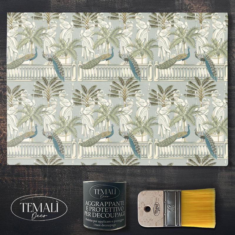 Dècoupage Tropical - Peacock Forest