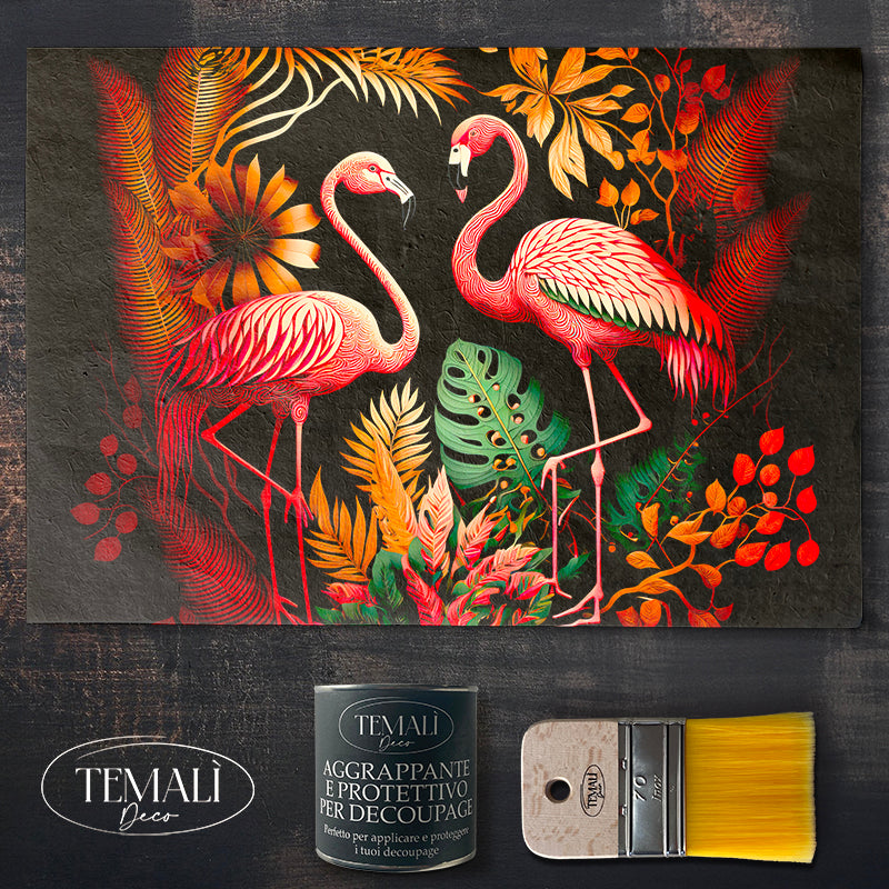 Dècoupage Tropical - Fenicotteri Rosa