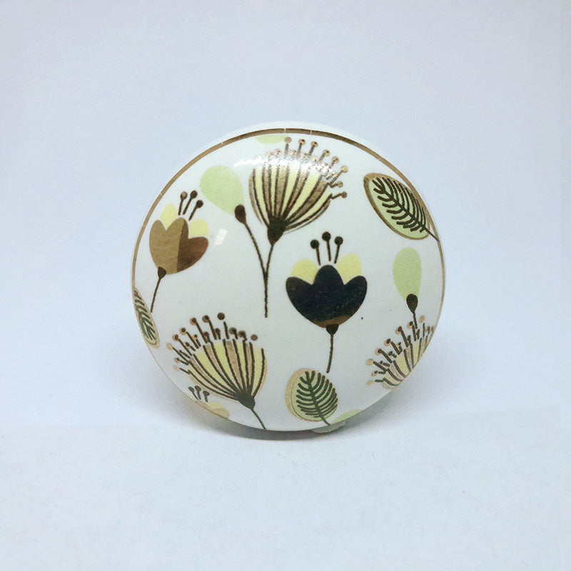 Pomello in ceramica “Giardino"