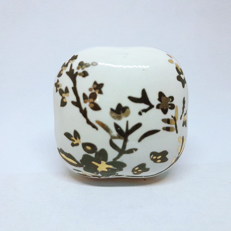 Pomello in ceramica “Fiori di Rovo"