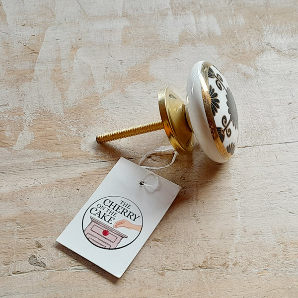 Pomello in ceramica “Piastrella Circolare"