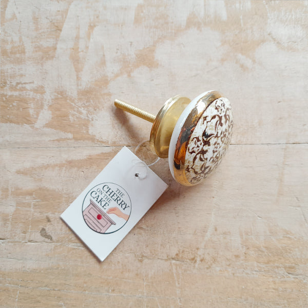 Pomello in ceramica “Giungla Speculare"