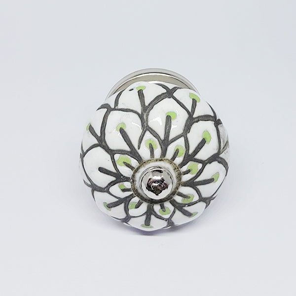 Pomello in ceramica “Caleidoscopio Floreale"