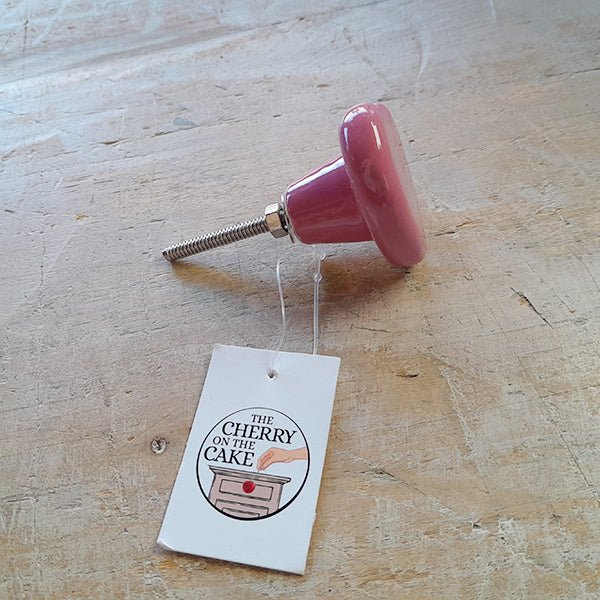 Pomello in ceramica “Heart Rose"