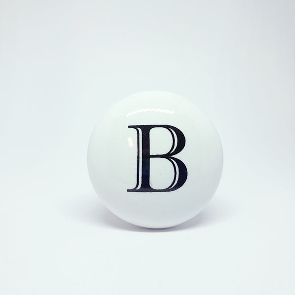 Pomello in ceramica “Alfabeto"