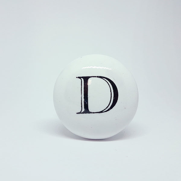 Pomello in ceramica “Alfabeto"