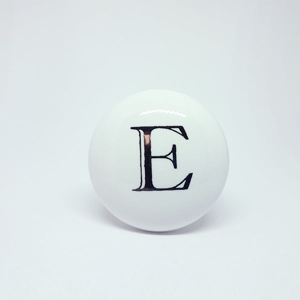 Pomello in ceramica “Alfabeto"