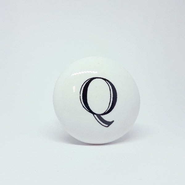 Pomello in ceramica “Alfabeto"