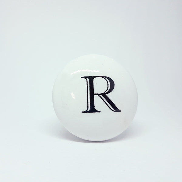 Pomello in ceramica “Alfabeto"