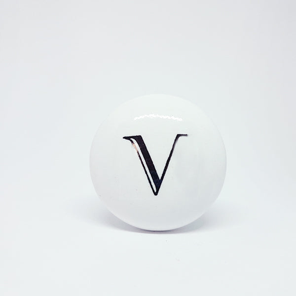 Pomello in ceramica “Alfabeto"