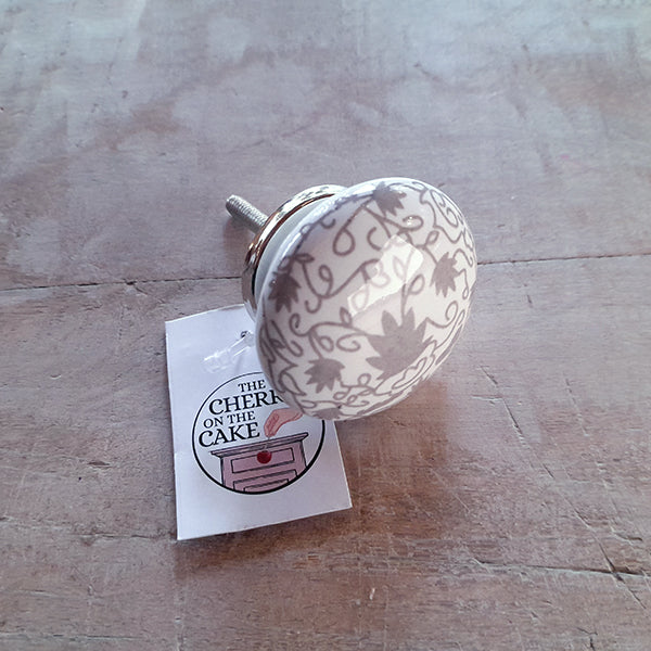 Pomello in ceramica “Giungla Indiana"