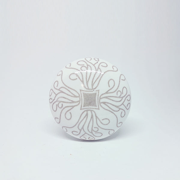 Pomello in ceramica “Diamante Occhiello"