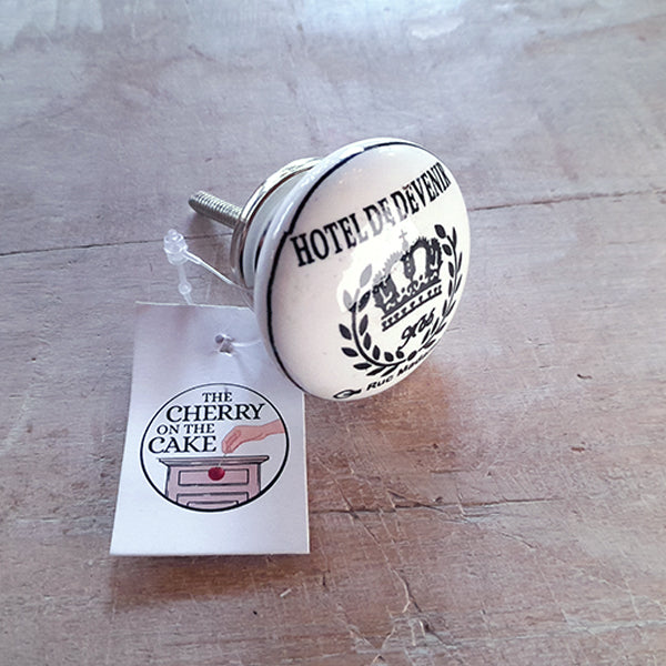 Pomello in ceramica “Royal Hotel"