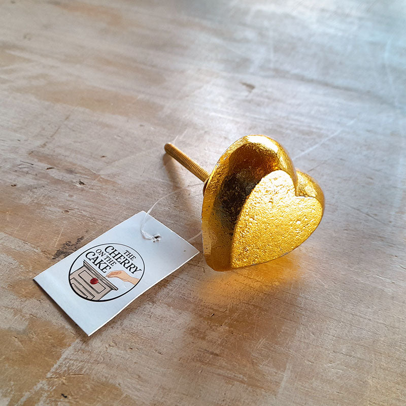 Eisernes Türknauf "Goldenes Herz"