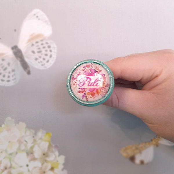 Pomello in ferro e vetro “Pull"